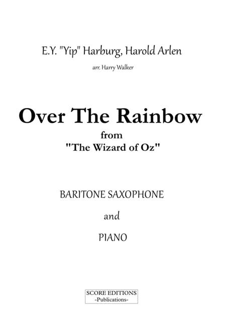 Over The Rainbow For Baritone Saxophone And Piano Page 2