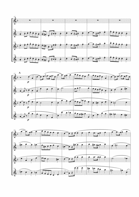 Overture From L Arlesienne Suite No 1 For Saxophone Quartet Page 2