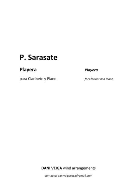 Pablo Sarasate Playera Clarinet And Piano Page 2
