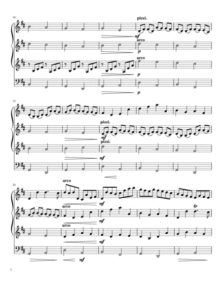 Pachelbel Canon For String Quartet 3 Violins A Cello Page 2