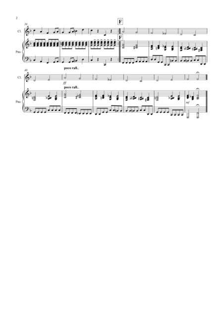 Pachelbel Rocks For Clarinet And Piano Page 2