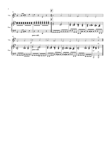 Pachelbel Rocks For Violin And Piano Page 2