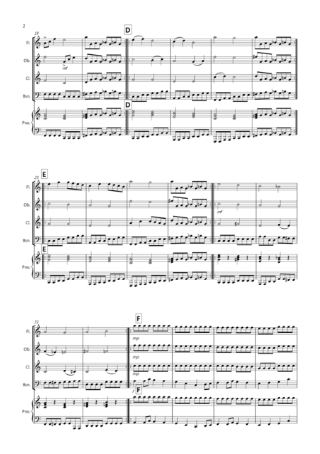 Pachelbel Rocks For Wind Quartet Page 2