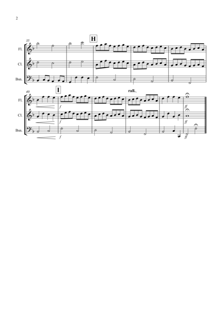 Pachelbels Canon For Wind Trio Page 2