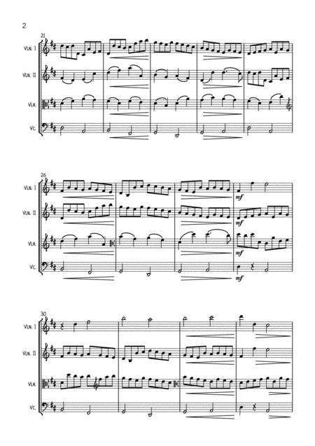 Pachelbels Canon In D String Quartet Page 2