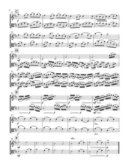 Pachelbels Canon In D Violin Viola Duet Page 2