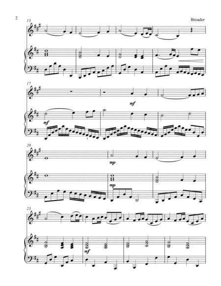 Pachelbels Noel Treble F Instrument Duet Page 2