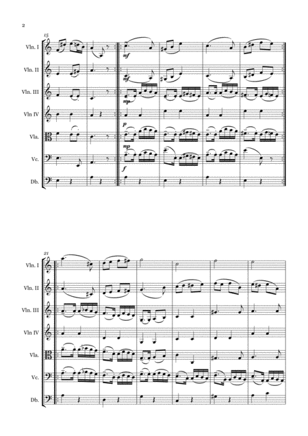 Paganini Variations For String Orchestra Page 2