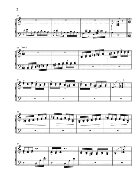 Paganini Variations For The Left Hand Alone Page 2