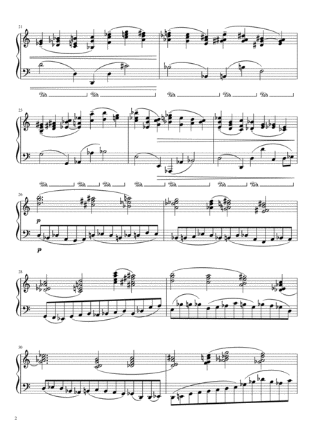 Passacaglia For Solo Piano Page 2