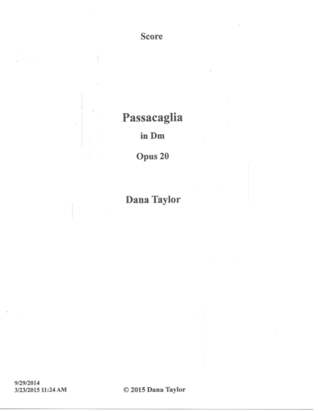 Passacaglia Trio Opus 20 Page 2