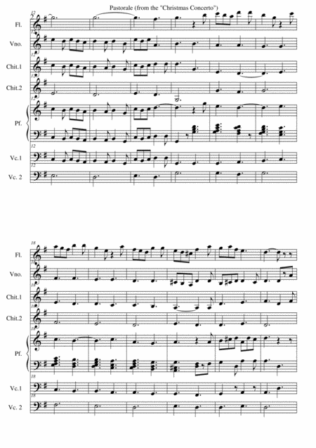 Pastorale From The Christmas Concerto Page 2