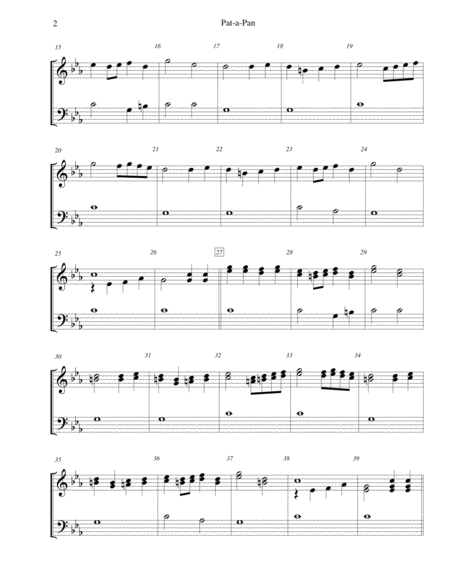 Pat A Pan For 2 Octave Handbell Choir Page 2