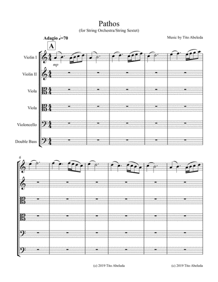 Pathos For String Orchestra String Sextet Page 2