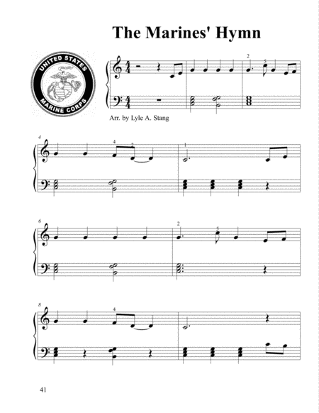 Patriotic Marches For Piano Page 2