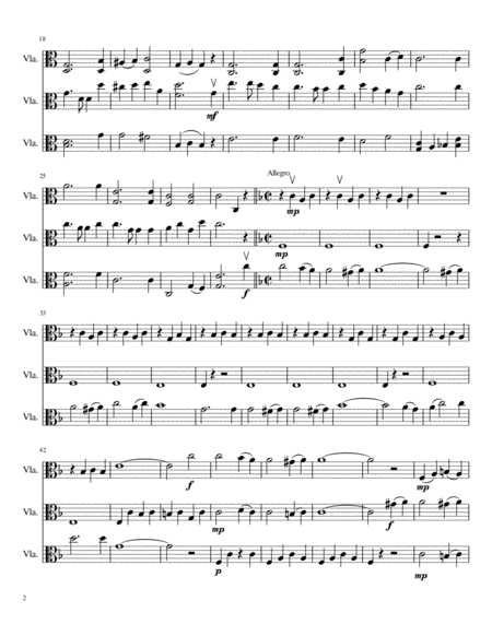 Patriotic Medley For Viola Trio Page 2