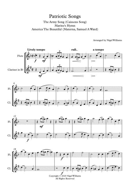 Patriotic Songs A Medley For Woodwind Duet Page 2