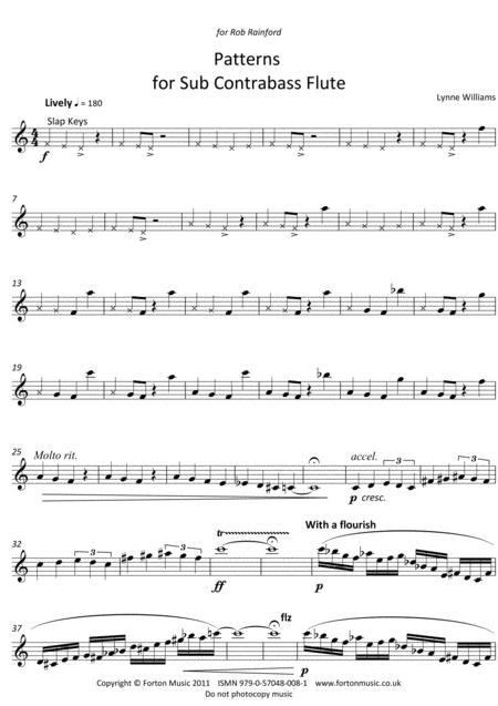 Patterns For Sub Contrabass Flute Page 2