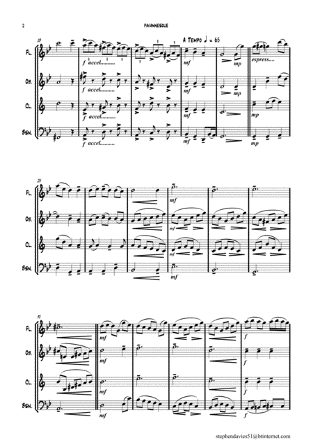 Pavannesque For Woodwind Quartet Page 2