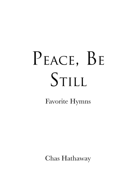 Peace Be Still Sheet Music Book Page 2