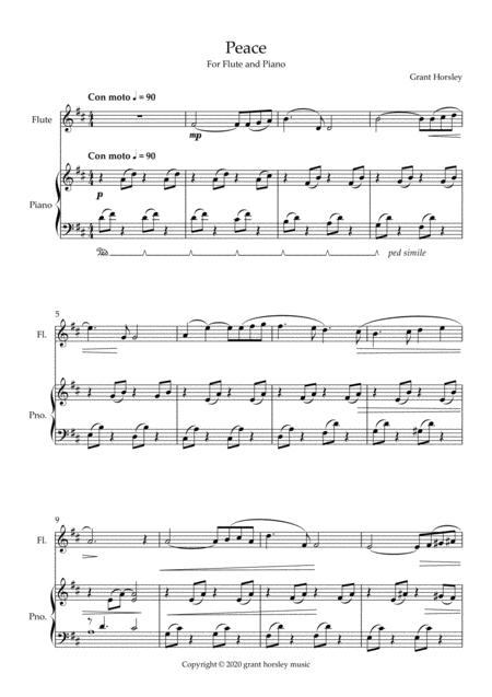 Peace For Flute And Piano Intermediate Page 2