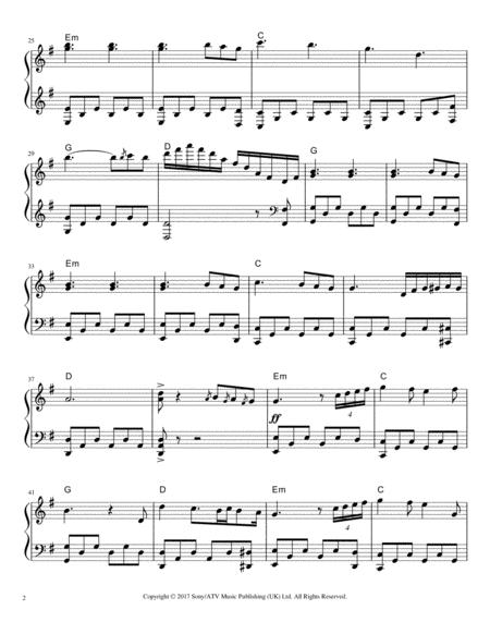 Perfect By Ed Sheeran For Piano Page 2