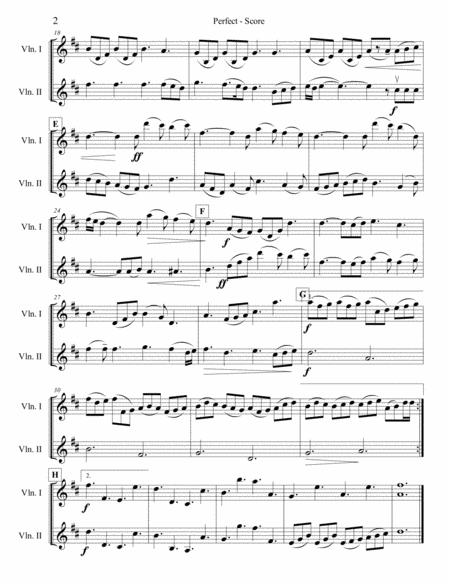 Perfect For Two Violins Page 2