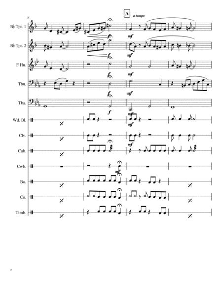 Perfidia Alberto Dominguez Brass Quintet And Percussion Page 2