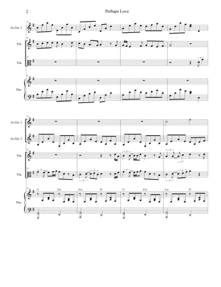 Perhaps Love Duet For Violin And Viola Page 2
