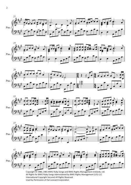 Perhaps Love Piano Solo Page 2