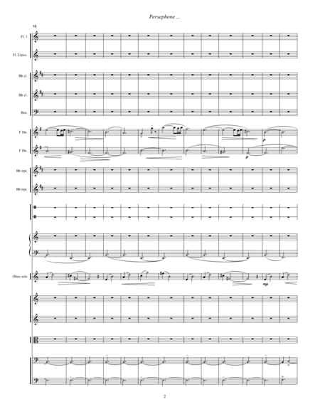 Persephone And The Four Seasons 2006 Rev 2009 For Oboe Solo And Orchestra Page 2