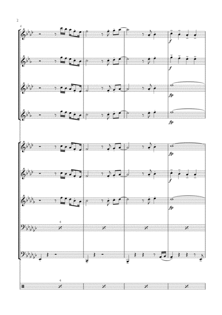 Peter Gabriel Sledgehammer For Brass Quintet Sax Quartet And Drums Page 2