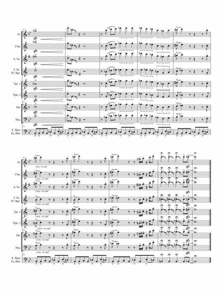 Peter Gunn Mancini 1958 For Pep Band Basketball Band Jazz Combo Small Jazz Ensemble Stand Band Page 2