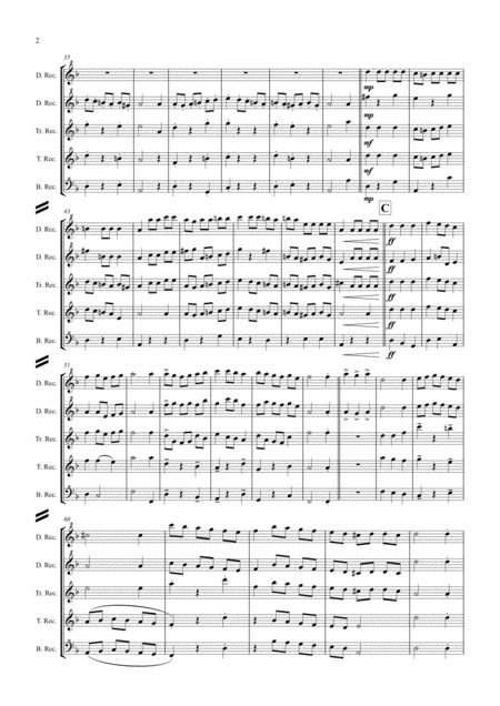 Peter Warlock Capriol Suite Recorder Quintet Page 2