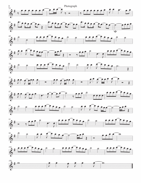 Photograph Clarinet Page 2