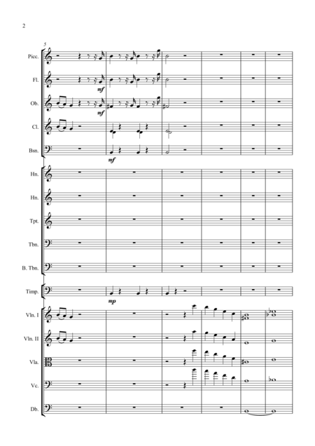 Piacevole No 6 From Seven Episodes For Orchestra Page 2