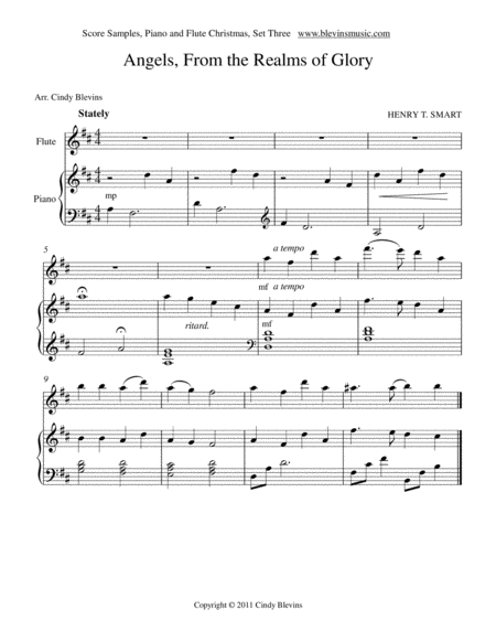 Piano And Flute For Christmas Set 3 Five Arrangements For Piano And Flute Page 2