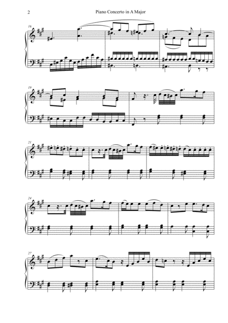 Piano Concerto No 23 In A Major Adagio Page 2
