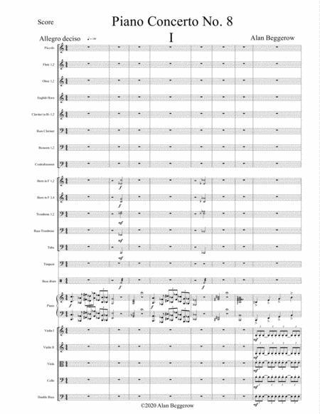 Piano Concerto No 8 Score Only Page 2