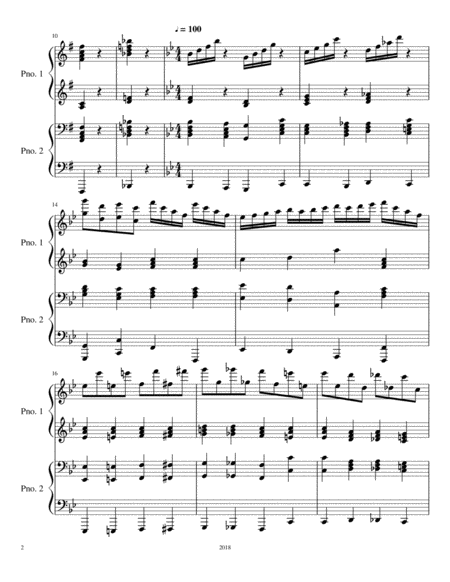 Piano Duet No 2 Page 2