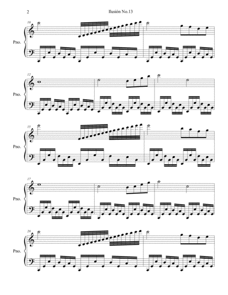 Piano Ilusion No 13 Page 2