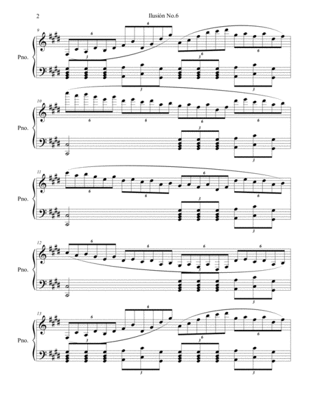 Piano Ilusion No 6 Page 2