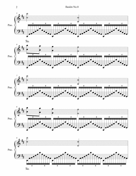 Piano Ilusion No 8 Page 2