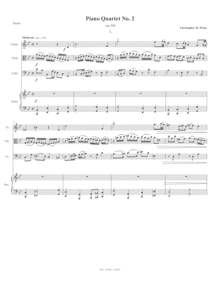 Piano Quartet No 2 Page 2