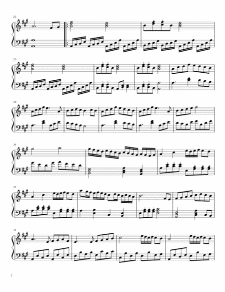 Piano Sonata A Major No 1 Page 2