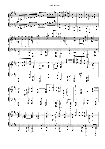 Piano Sonata In B Minor First Movement Allegro Energico Page 2