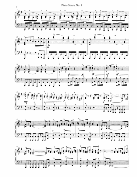 Piano Sonata No 1 In G Opus 3 Page 2