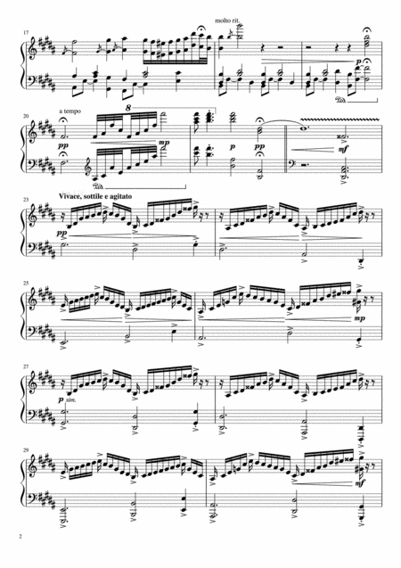 Piano Sonata No 1 Recluse Third Movement Page 2