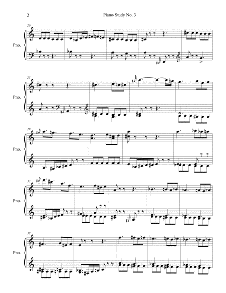 Piano Study No 3 Hide And Seek Page 2