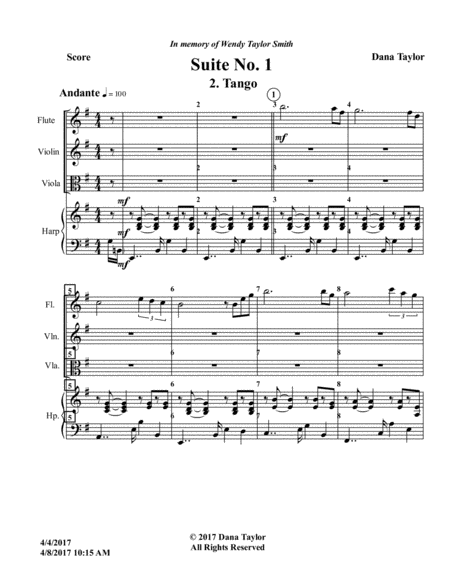 Piano Trio 2000 Score And Parts Page 2